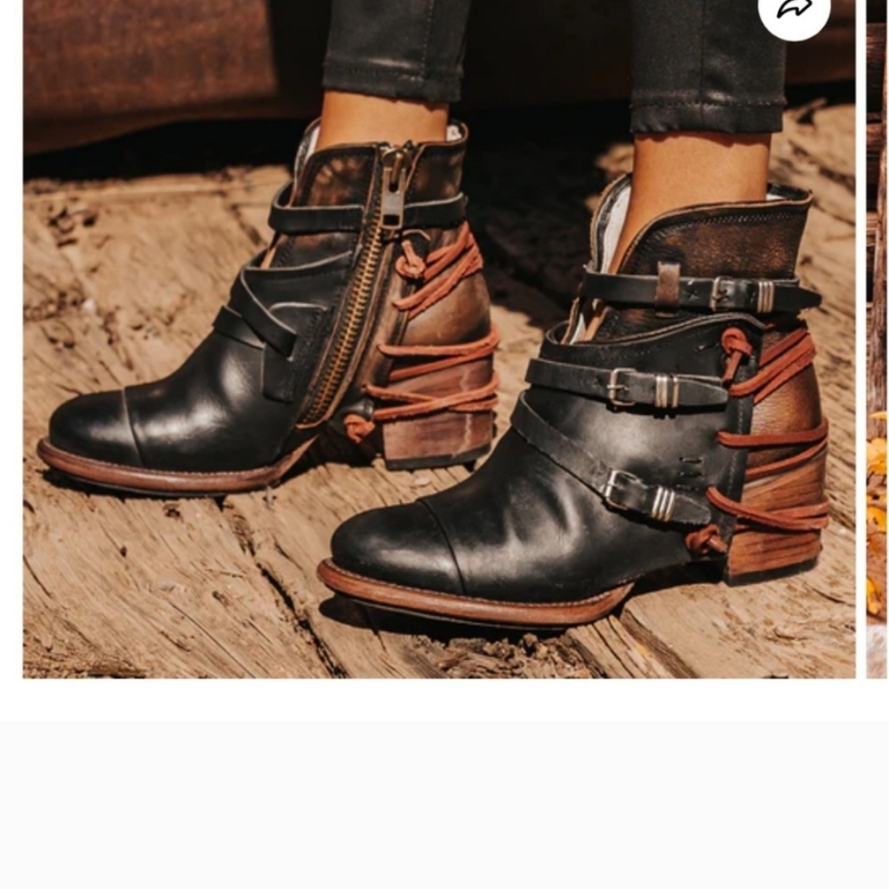 Freebird Crue bootie black multi 9